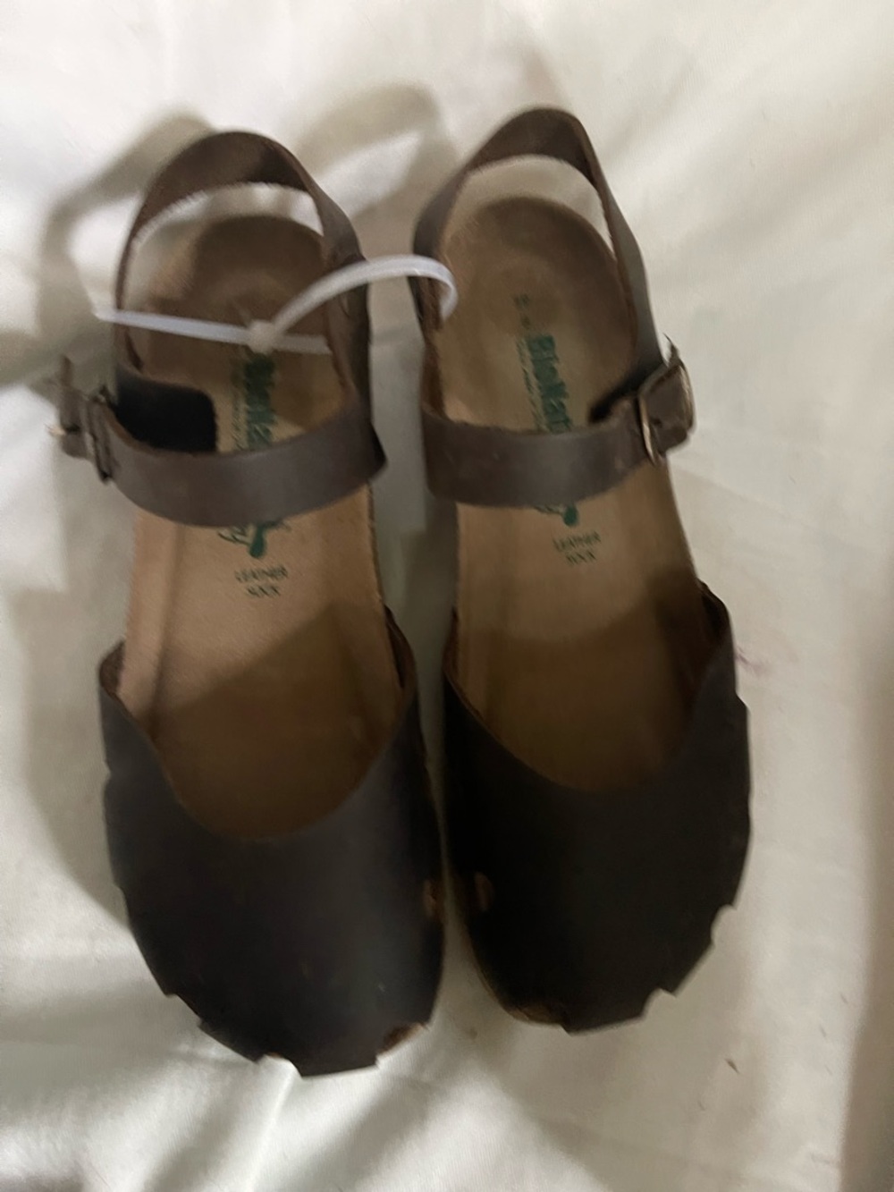 BIONATURA dark brown cork sandals/ shoes like new 39/8 - Picture 3 of 10